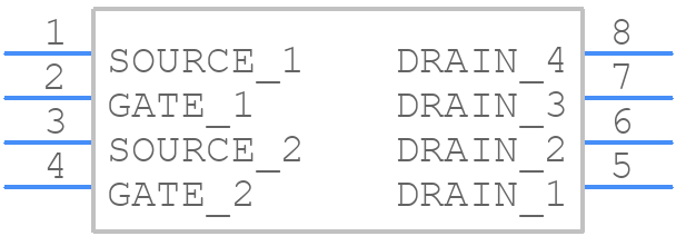 TPC8213-H - America Electronic Components - PCB symbol
