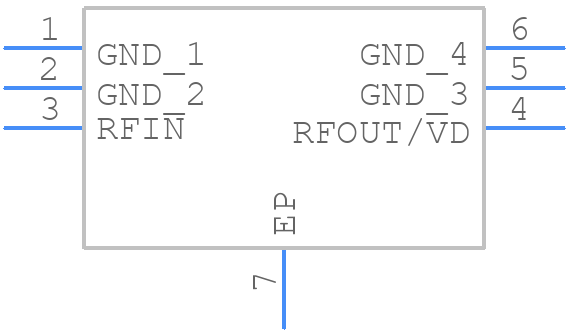 GRF3042 - Guerrilla RF - PCB symbol