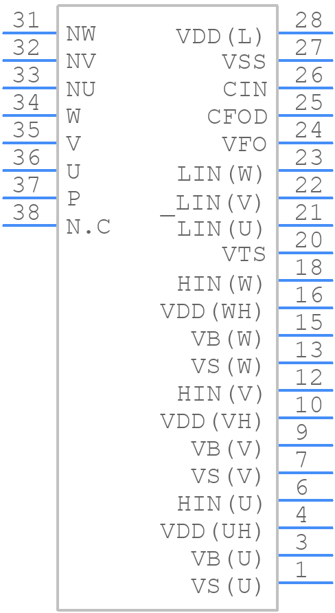 NFAM3512L7B - onsemi - PCB symbol