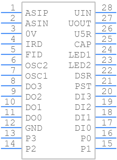 ASI4UE-G1-SR-7 - Renesas Electronics - PCB symbol