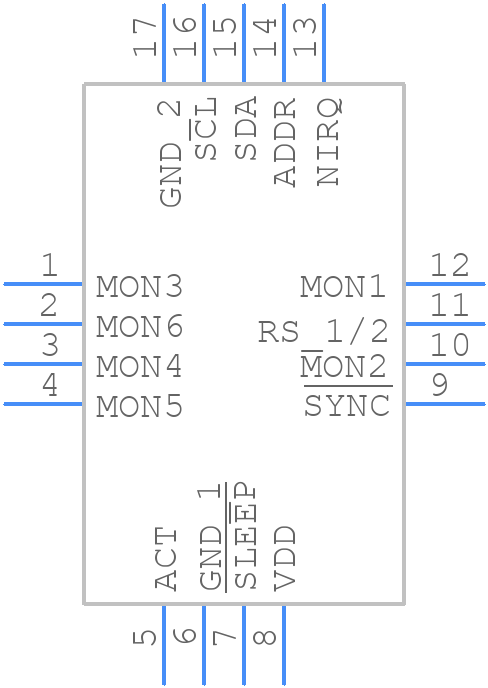 TPS389006ADJRTER - Texas Instruments - PCB symbol