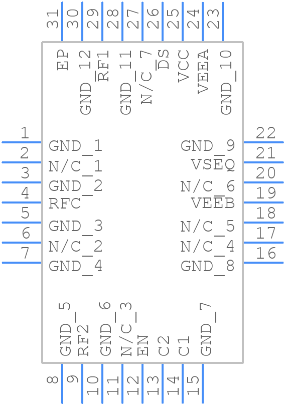 MAMF-011146-TR0500 - MACOM - PCB symbol