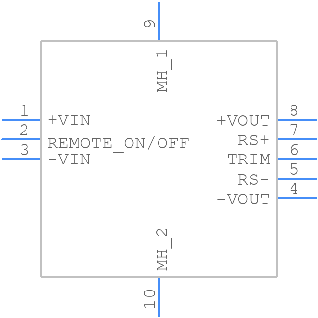 RQB150W3-110S12 - Mean Well - PCB symbol