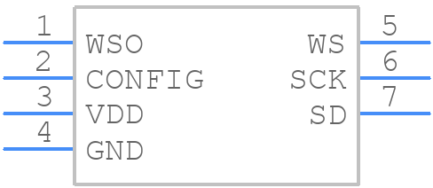 ICS-52000 - TDK - PCB symbol