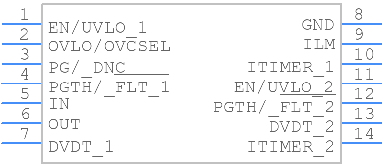 TPS25974ARPWR - Texas Instruments - PCB symbol