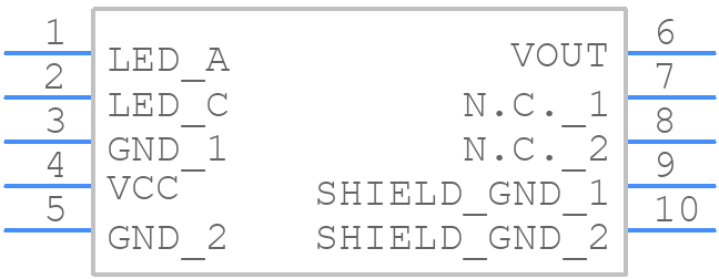 AFBR-S10TR001Z - Avago Technologies - PCB symbol