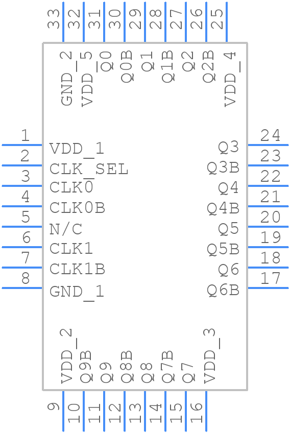 SI53344-B-GM - Skyworks - PCB symbol