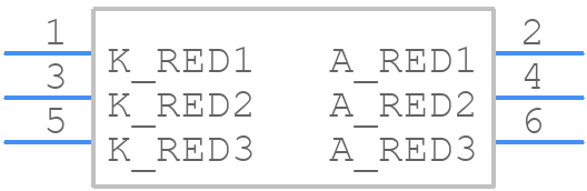5640100111F - Dialight - PCB symbol