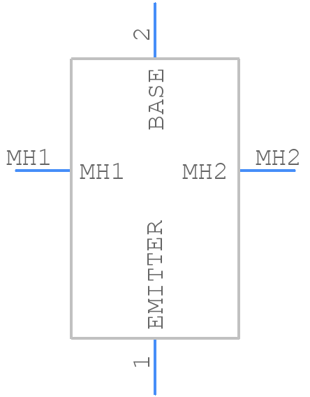 2N4232 TIN/LEAD - Central Semiconductor - PCB symbol