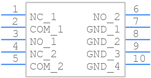 MS2201L6 - CIT Relay & Switch - PCB symbol