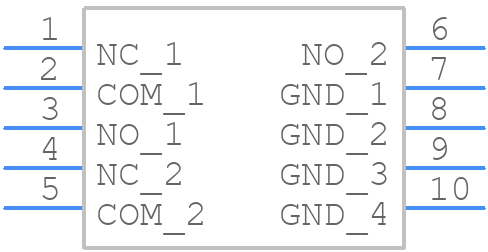 MS2241L6 - CIT Relay & Switch - PCB symbol