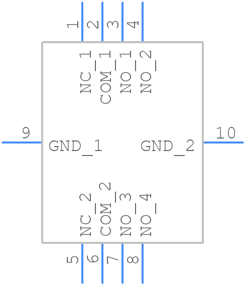 MS2305L2 - CIT Relay & Switch - PCB symbol