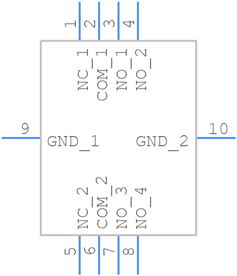 MS2305L4 - CIT Relay & Switch - PCB symbol