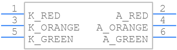 564-0100-271F - Dialight - PCB symbol
