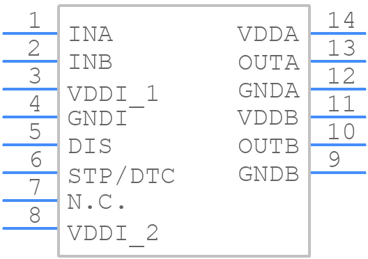 2EDR7259XXUMA1 - Infineon - PCB symbol