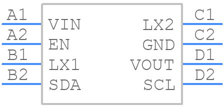 TPS631013YBGR - Texas Instruments - PCB symbol