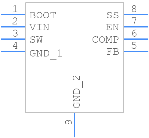 RT8251GSP - RICHTEK - PCB symbol