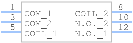 AHER1281 - Panasonic - PCB symbol