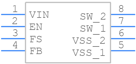 TX4144 - XDS - PCB symbol