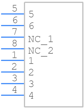EN3P6FRAPCBN - Switchcraft - PCB symbol
