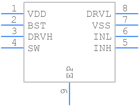 MP1923GR-Z - Monolithic Power Systems (MPS) - PCB symbol