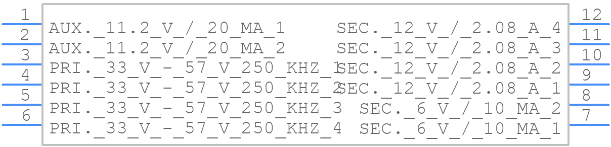 PDC025-FD20A12S - Bourns - PCB symbol