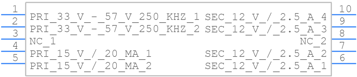 PDC030-EP13A12S - Bourns - PCB symbol