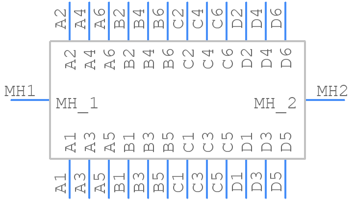GAX-4-66-50 - Kycon - PCB symbol