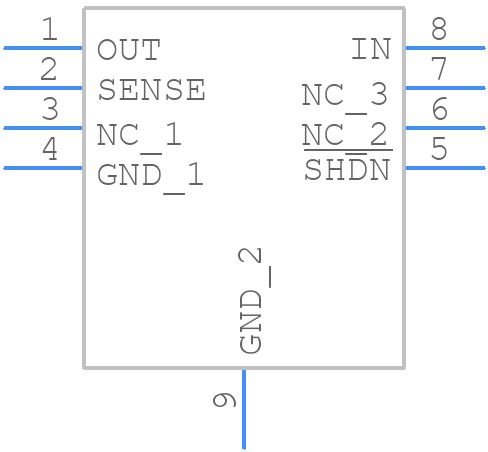 LT3010EMS8E-5#TR - Analog Devices - PCB symbol