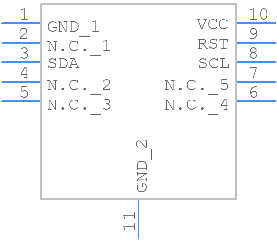 SLS32AIA020X2USON10XTMA4 - Infineon - PCB symbol