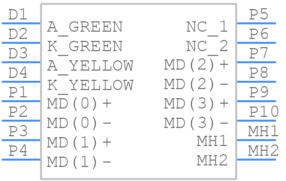 A60-113-331P411 - EDAC - PCB symbol