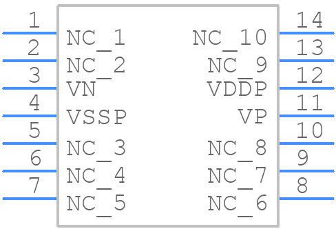 NPA-300B-10WD - Amphenol - PCB symbol