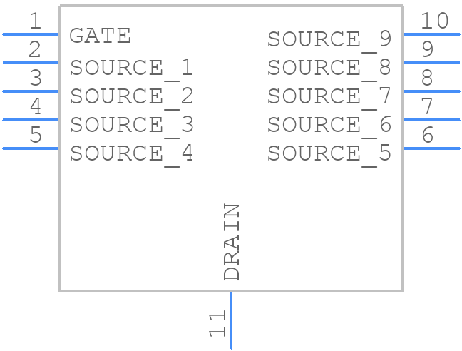 STV270N4F3 - STMicroelectronics - PCB symbol
