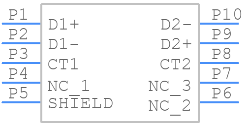 21033812410 - HARTING - PCB symbol