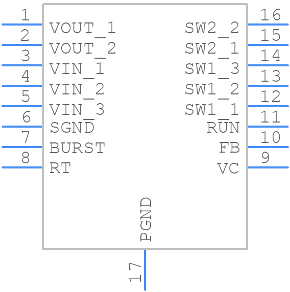 LTC3113IDHD#PBF - Analog Devices - PCB symbol
