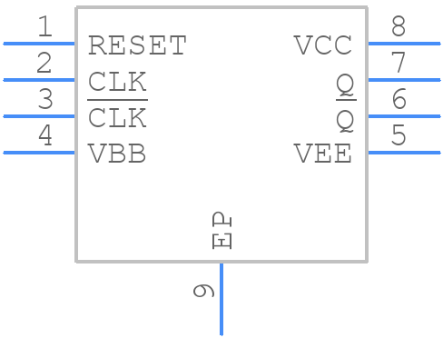 SY89313VMG-TR - Microchip - PCB symbol