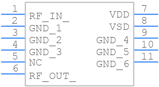 ALM-1912-BLKG - Avago Technologies - PCB symbol