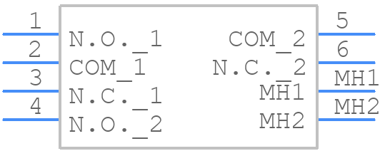 7211MPD9AQE - C & K COMPONENTS - PCB symbol