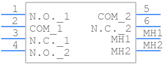 7211MPD9ABE - LITTELFUSE - PCB symbol