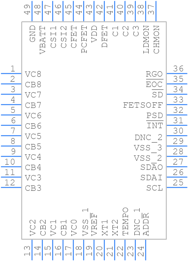 ISL94203IRTZ-T7A - Renesas Electronics - PCB symbol