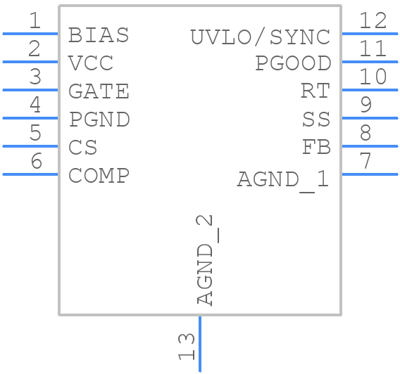 LM5155QUDSSRQ1 - Texas Instruments - PCB symbol