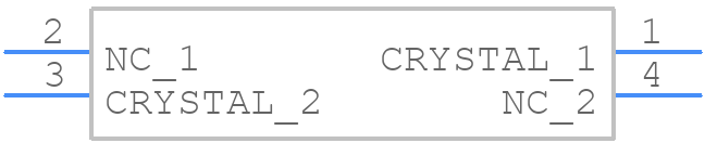 H130B-20.000-12-3030-TR - RALTRON - PCB symbol