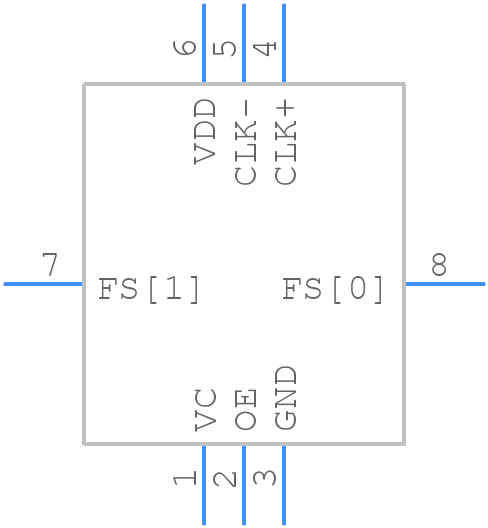 554AD1213M000G - Silicon Labs - PCB symbol
