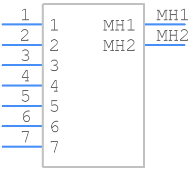 2200291075 - Molex - PCB symbol