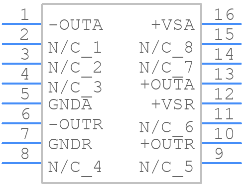 BLCR-L30D-D4 - Amphenol - PCB symbol