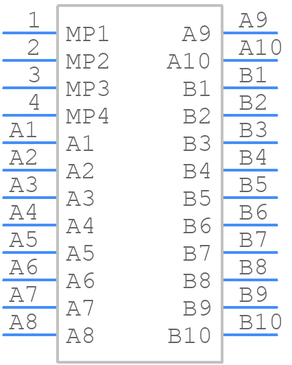 354095-E - TE Connectivity - PCB symbol