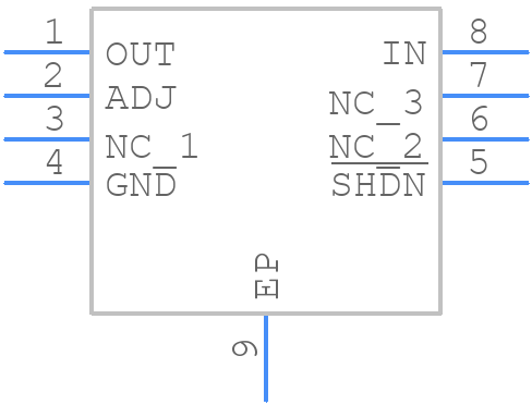 LT3014IDD#TRPBF - Analog Devices - PCB symbol