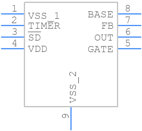 LTC4366CDDB-1#TRPBF - Analog Devices - PCB symbol