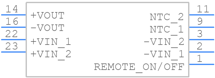 TEN8-2412WI - Traco Power - PCB symbol