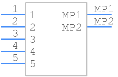 5055750540 - Molex - PCB symbol